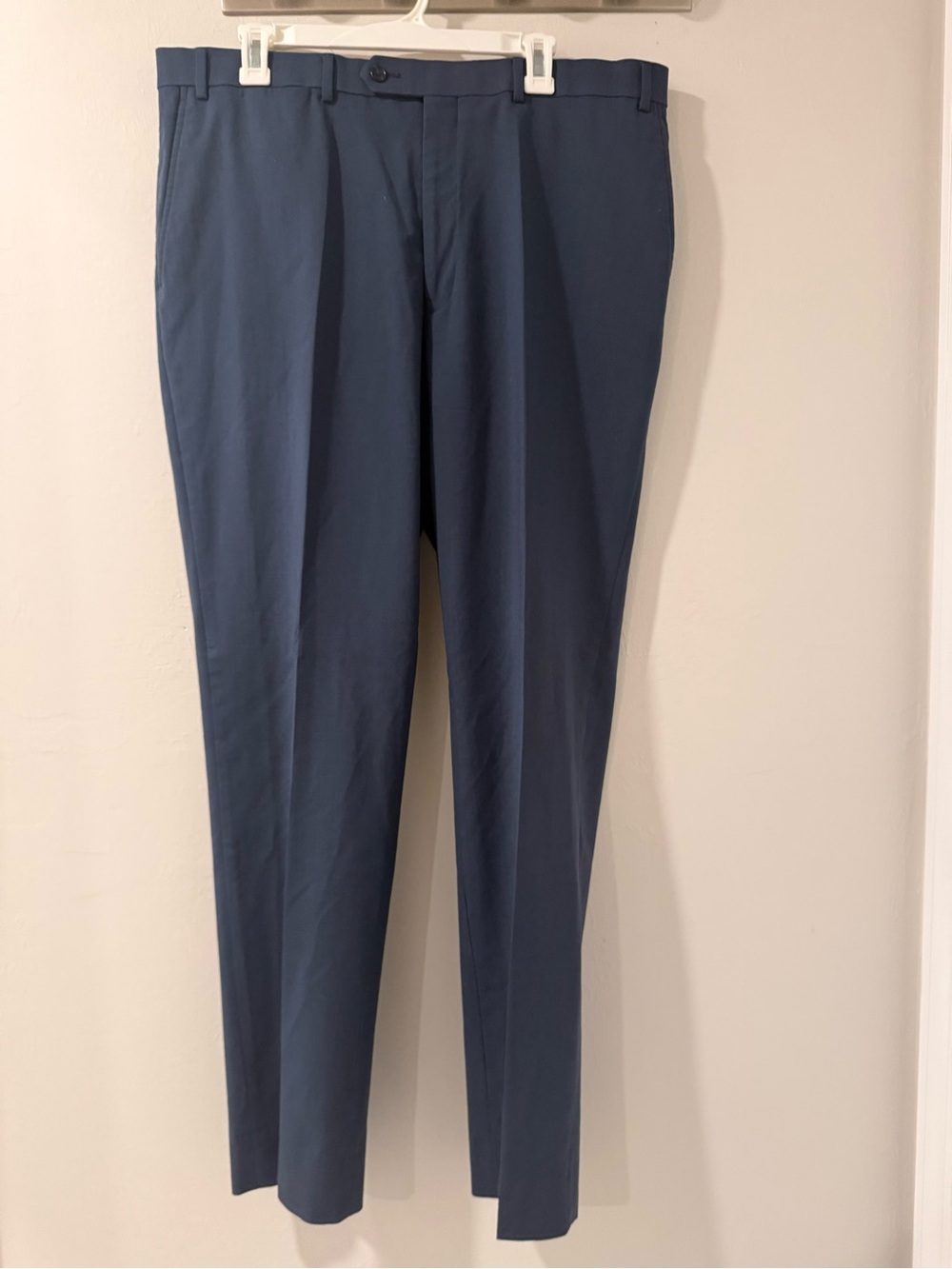 Hart Schaffner Marx Men's Dark Blue Dress Pants